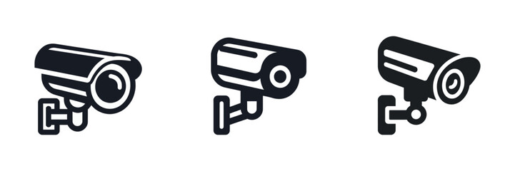 set street surveillance camera icon isolated. Vector illustration
