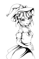 anime character design illustration