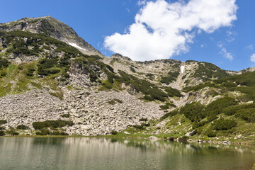 Landscape near Muratovo lake at Pirin Mountain, Bulgaria