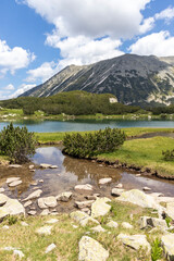Landscape near Muratovo lake at Pirin Mountain, Bulgaria