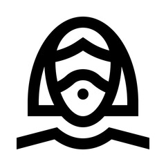 Masked Girl Icon
