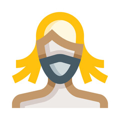 Masked Girl Icon