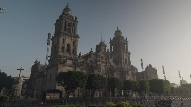 Catedral Metropolitana de la Ciudad de M&eacute;xico Mexico City Metropolitan Cathedral Early Morning Sunrise