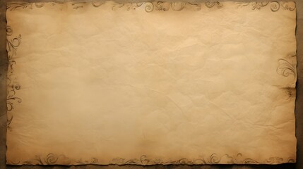 Vintage paper texture with ornamental borders, great for classic backgrounds or invitations.