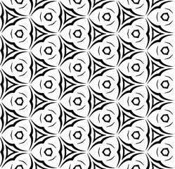 Black seamless abstract pattern. Overlay for background and backdrop. Ornamental design. PNG graphic illustration with transparent background.