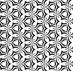 Black seamless abstract pattern. Overlay for background and backdrop. Ornamental design. PNG graphic illustration with transparent background.