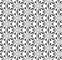 Black seamless abstract pattern. Overlay for background and backdrop. Ornamental design. PNG graphic illustration with transparent background.