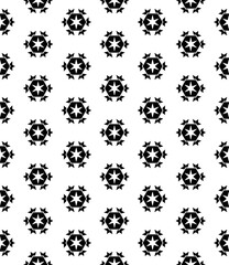Black seamless abstract pattern. Overlay for background and backdrop. Ornamental design. PNG graphic illustration with transparent background.