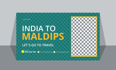 Travel Youtube Thumbnail Design.