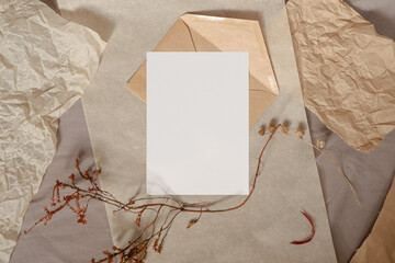 Autumn Zero Waste Mockup Card