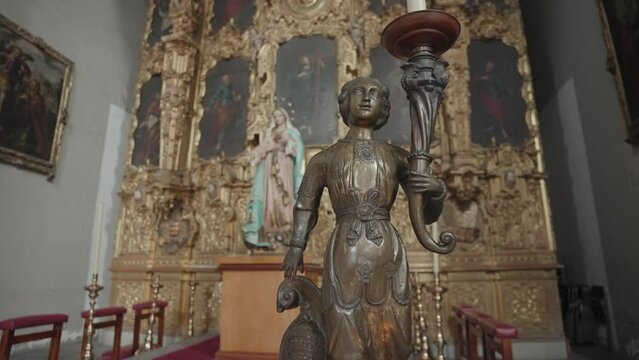 Interior of Mexico City Metropolitan Cathedral Roman Catholic Archdiocese - Chapel