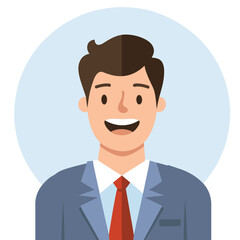 person with a smile _ man in dress _ boy vector illustration _ Vector illustration _ men illustration _ eps vector illustration _ man