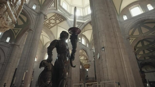 Interior of Mexico City Metropolitan Cathedral Roman Catholic Archdiocese