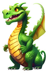 Fototapeta premium generated illustration hand drawn cartoon new year zodiac dragon