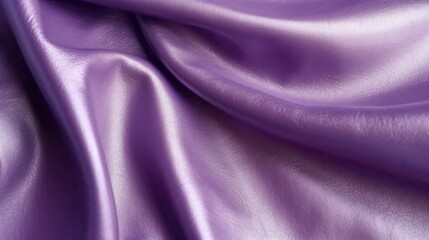 Fototapeta premium Purple silk fabric. lilac leather texture background. violet leatherette background