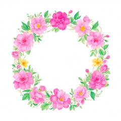 Beautiful floral frame