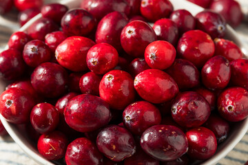Raw Organic Red Cranberries