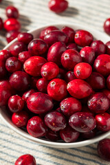 Raw Organic Red Cranberries