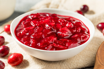 Homemade Thanksgiving Red Cranberry Sauce