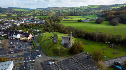 Editorial SWANSEA, UK - OCTOBER 29, 2023: Llandovery in Mid Wales where Llywelyn Ap Gruffydd Fychan was executed by Henry IV of England on October 9, 1401
