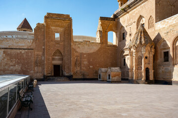 Ishak Pasha Palace ( Turkish : Ishak Pasa Sarayi )  is a semi-ruined palace and administrative complex located in the Dogubeyazit district of Agri province of eastern Turkey.