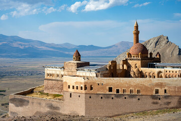Ishak Pasha Palace ( Turkish : Ishak Pasa Sarayi )  is a semi-ruined palace and administrative...