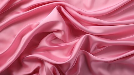Fototapeta premium pink wrinkled silk cloth