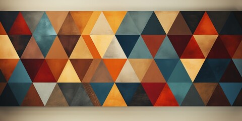 Experience groovy 70s vibes with a clean, minimalist vintage background featuring abstract geometric patterns in a trendy retro aesthetic.