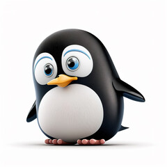 Cute Antarctic Explorer: Penguin Illustration