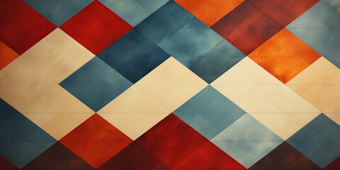 Experience groovy 70s vibes with a clean, minimalist vintage background featuring abstract geometric patterns in a trendy retro aesthetic.