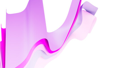 silk fabric design element, 3d render layered cloth flying in the wind.Waving satin cloth isolated on transparent PNG background 