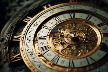 Fototapeta na wymiar astronomical clock