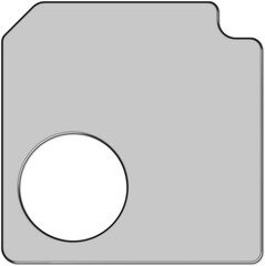 Plastic Overlay Clear PNG Shapes