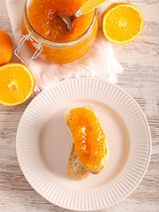 Homemade orange marmalade