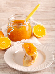 Homemade orange marmalade