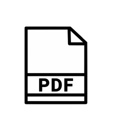 icon pdf format design 