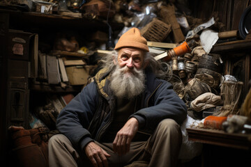 Obraz premium Uncovering the Mental Health Aspects of Hoarding
