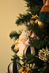 Natale, Xmas, Noel, Decoration, abete, albero, palline, decorazioni, angeli, albero di natale.