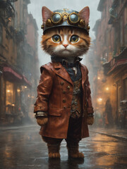 steampunk cat