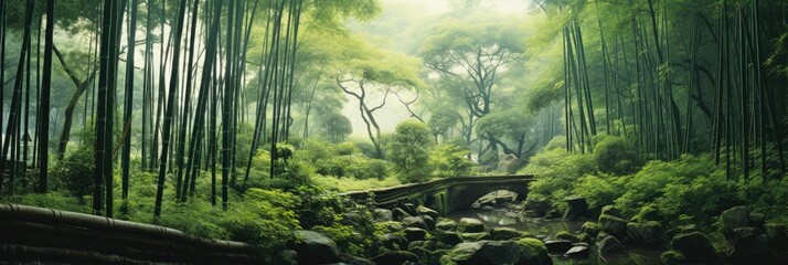 bamboo forest Generative Ai