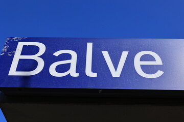 Namensschild der Stadt Balve im Sauerland