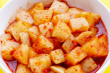 Daikon Kimchi. Tasty and spicy