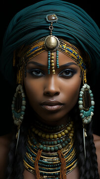 Eternal Beauty: The Youthful Charm of an Ethiopian Oromo Woman.