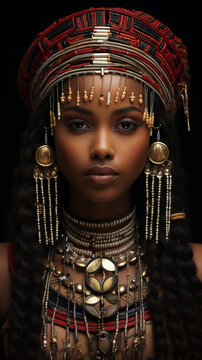 Eternal Beauty: The Youthful Charm of an Ethiopian Oromo Woman.