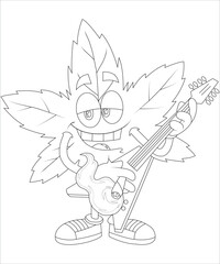stoner coloring page