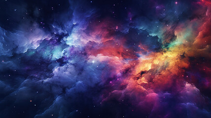 cosmic abstract background with galactic - obrazy, fototapety, plakaty