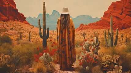 desert dry background - obrazy, fototapety, plakaty