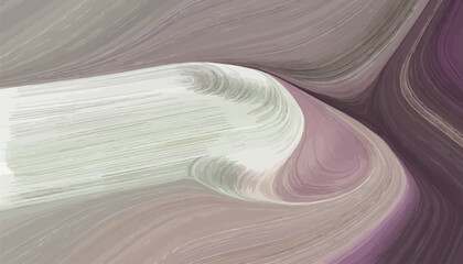 moving header with silver, old mauve and pastel gray colors. dynamic curved lines with fluid flowing waves and curves - obrazy, fototapety, plakaty