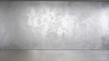 A seamless epoxy coated wall with a metallic sheen resembling liquid mercury.