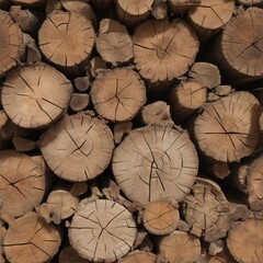 Fototapeta premium stack of wood
